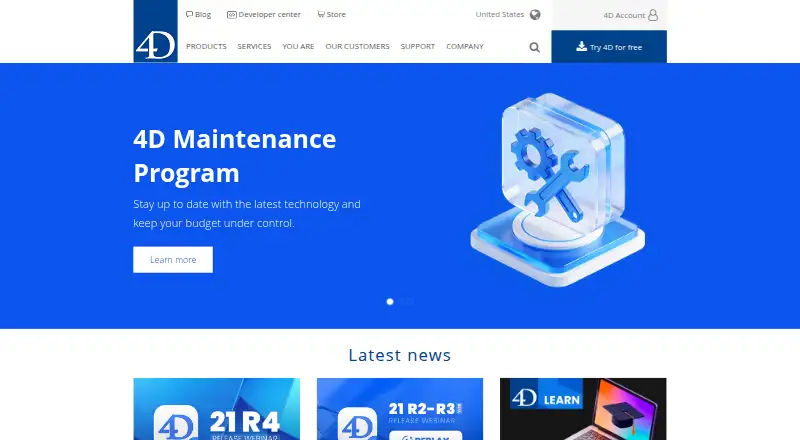 4D's own site