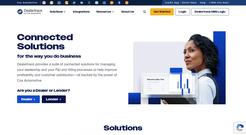 Dealertrack DMS's own site