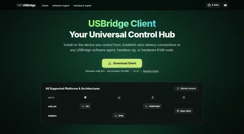 USBridge Remote's own site