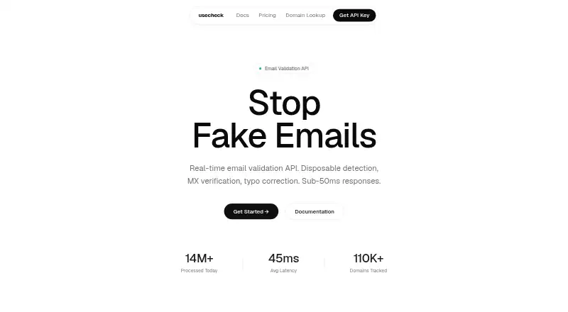 usecheck's own site