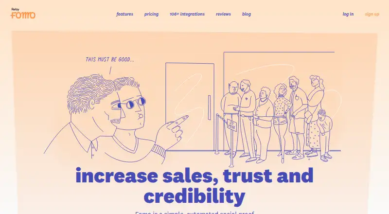 Fomo's own site