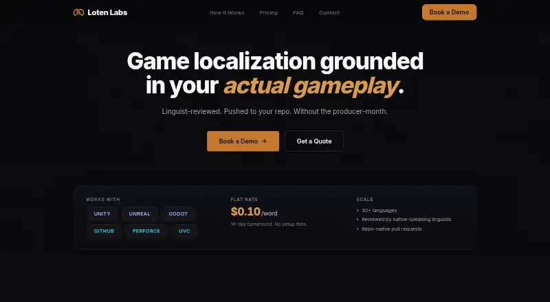 Loten Labs's own site
