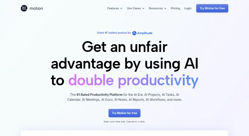 Motion's own site
