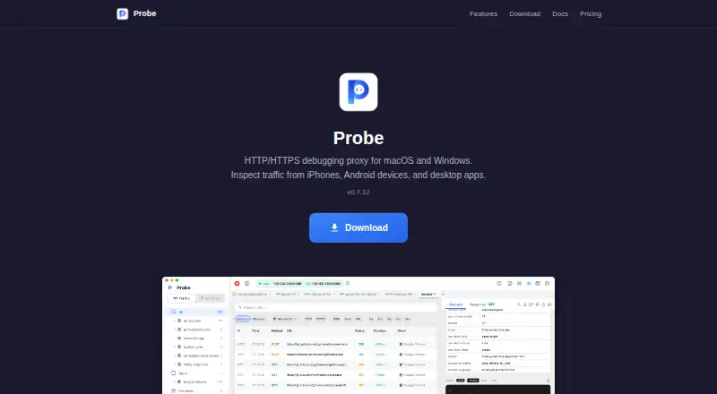 Probe's own site