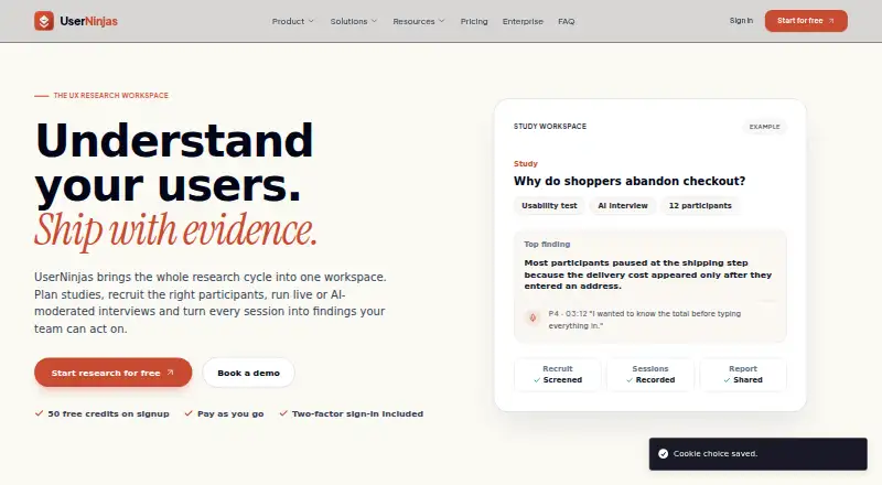 UserNinjas's own site