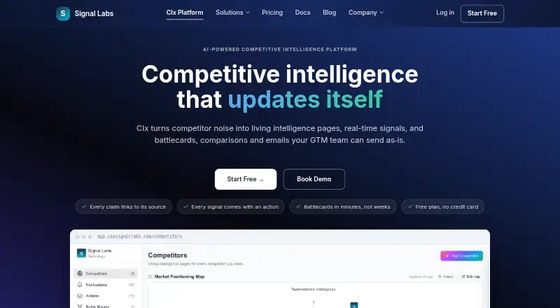 Signal Labs CIx's own site