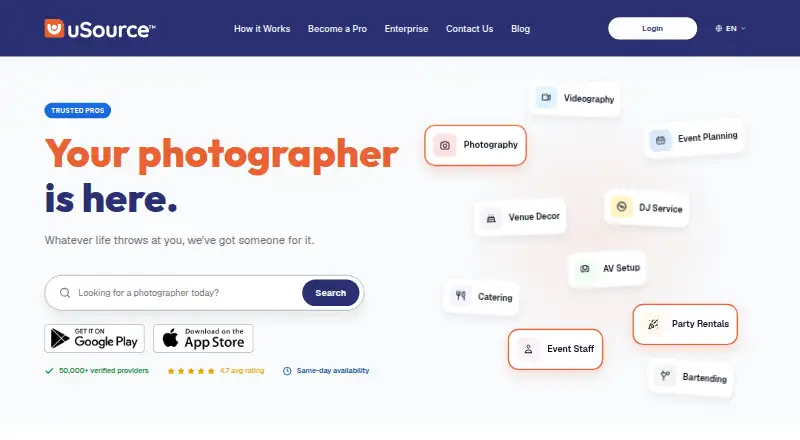 uSource Enterprise's own site