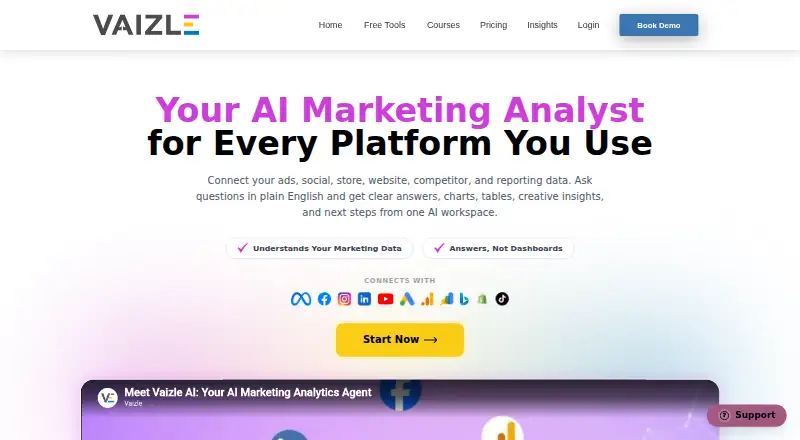 Vaizle's own site