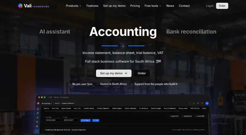 Vali's own site