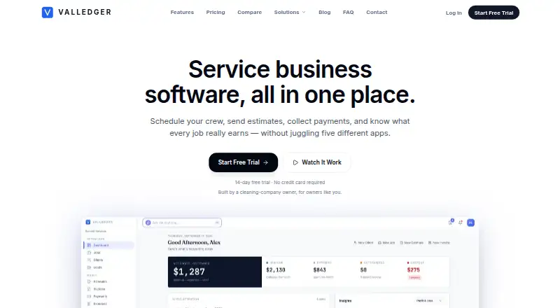 ValLedger's own site