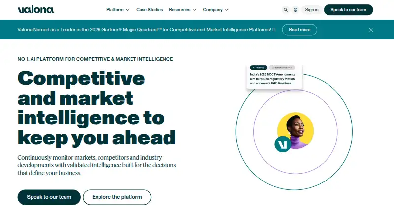 Valona Intelligence's own site