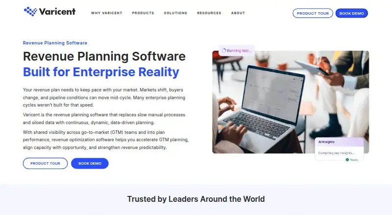 Varicent Revenue Planning's own site