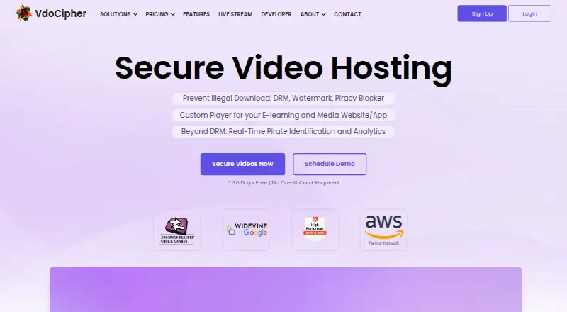VdoCipher's own site