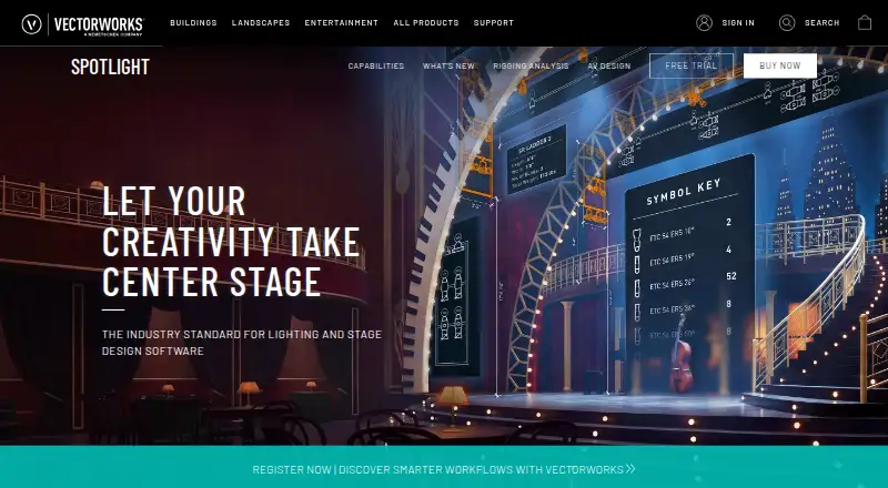 Vectorworks Spotlight's own site