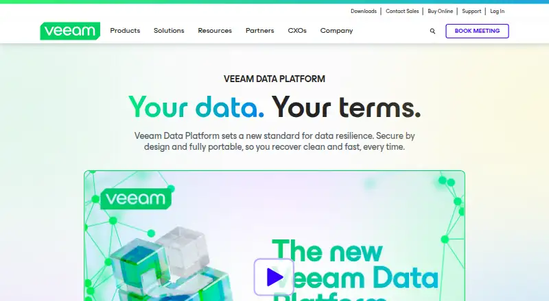 Veeam Data Platform's own site