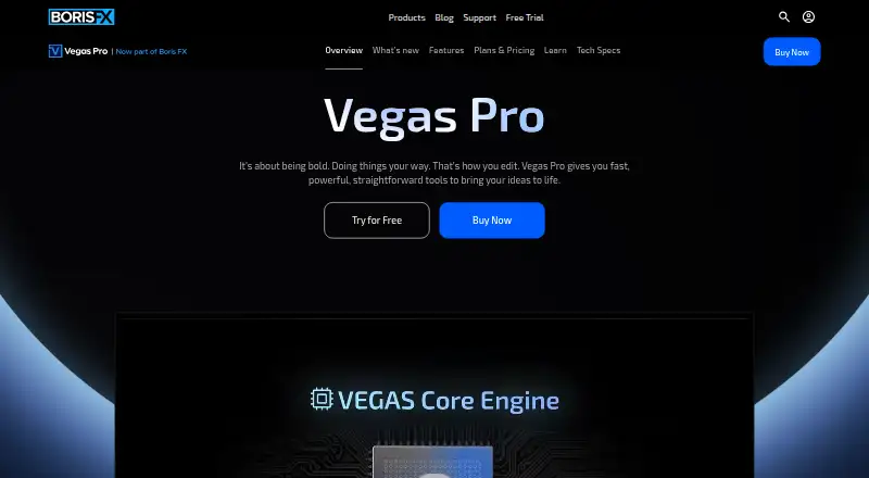 VEGAS Pro's own site