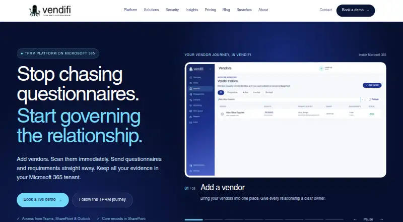 Vendifi's own site