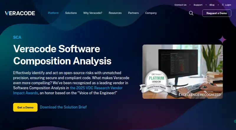 Veracode SCA's own site