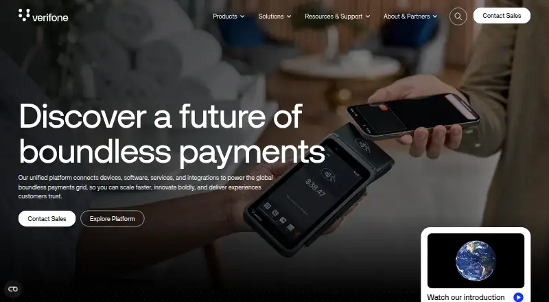 Verifone Commander's own site