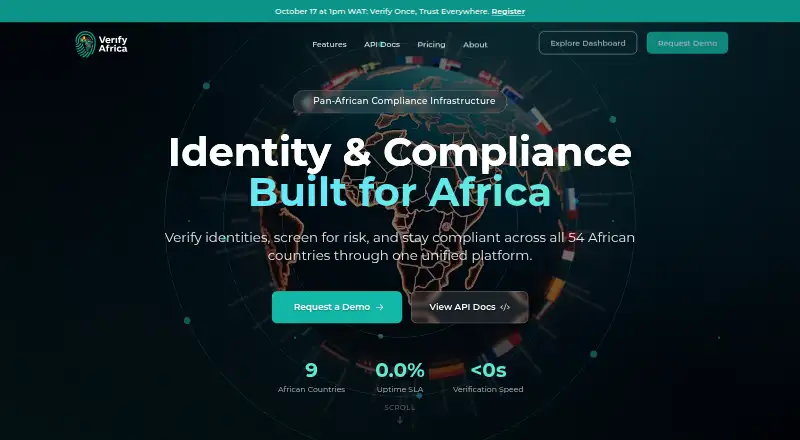 VerifyAfrica's own site