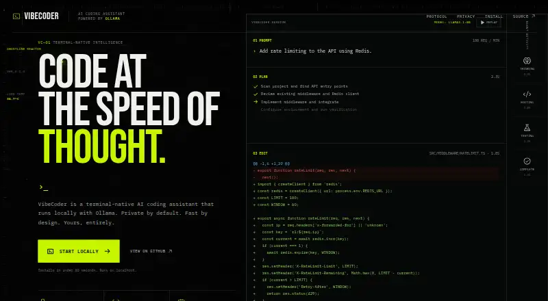 VibeCoder's own site