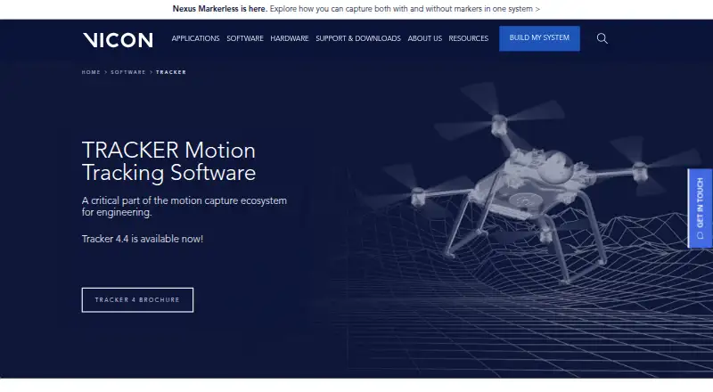 Vicon Tracker's own site