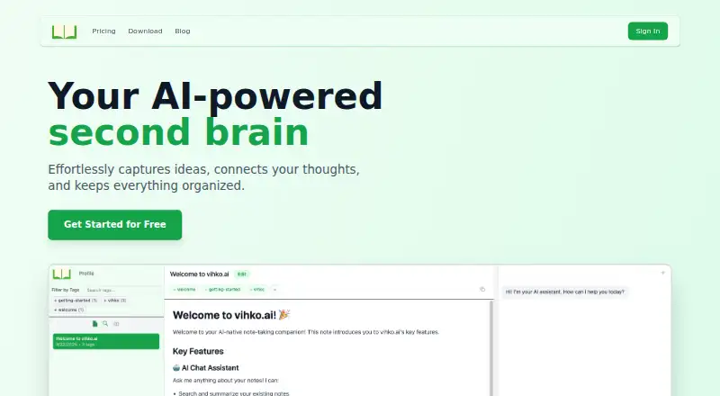 Vihko's own site