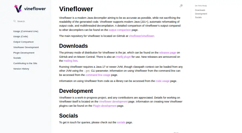 Vineflower's own site