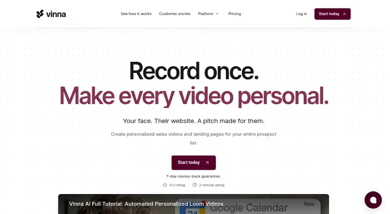 Vinna's own site