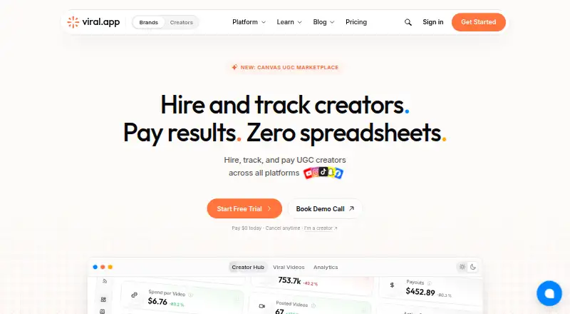 viral.app's own site