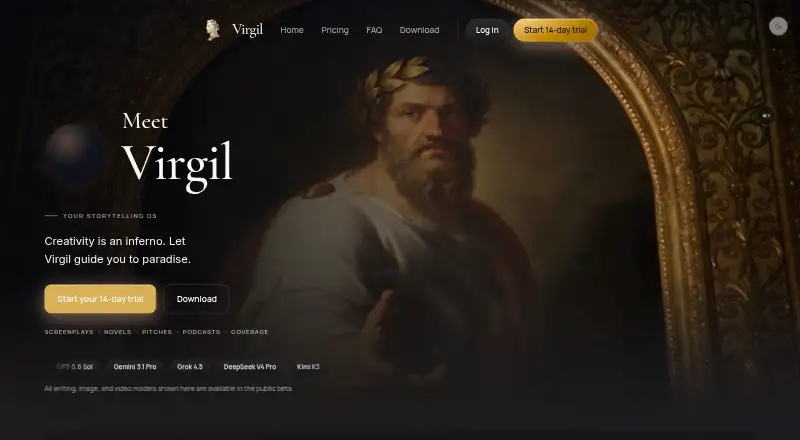 Virgil's own site