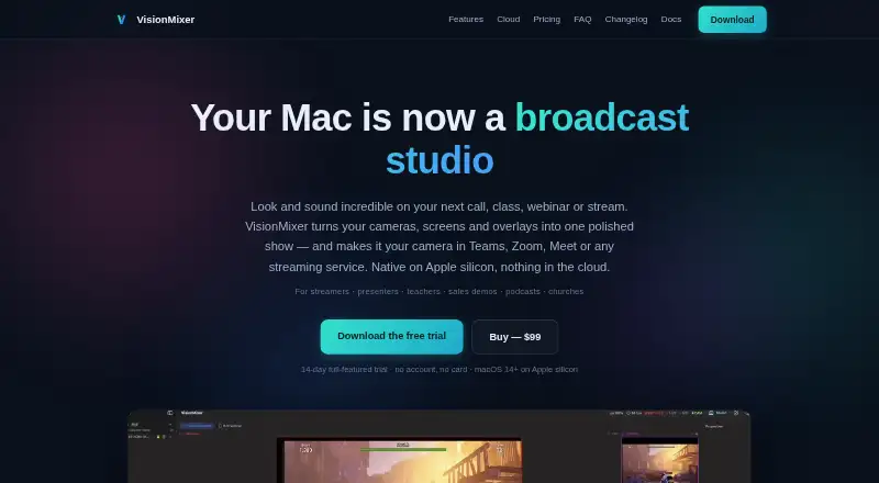 VisionMixer's own site
