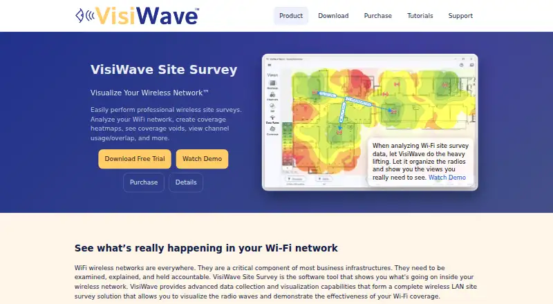 VisiWave Site Survey's own site