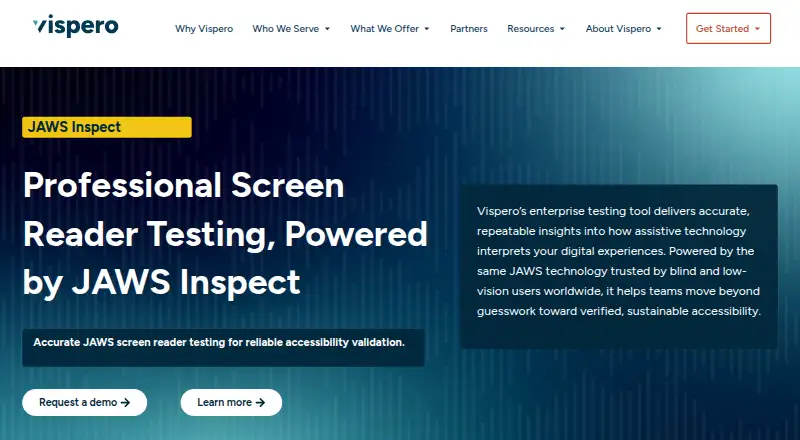 JAWS Inspect's own site