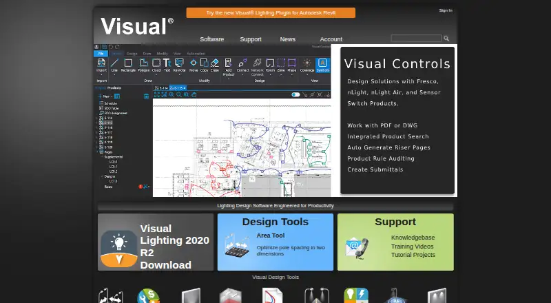 Visual Lighting's own site