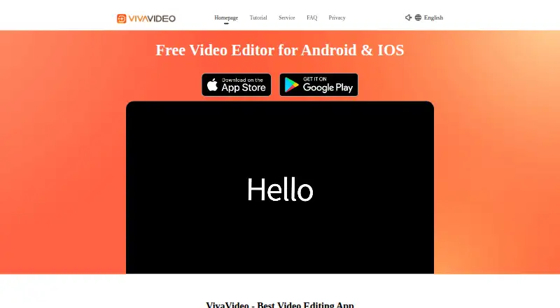 VivaVideo's own site