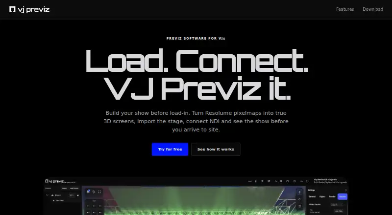 VJ Previz's own site