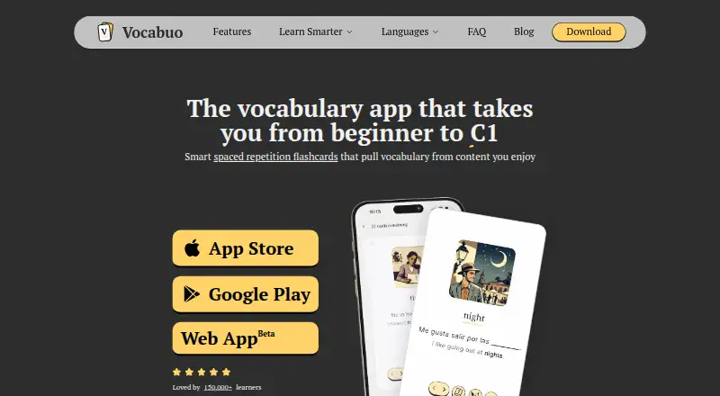 Vocabuo's own site