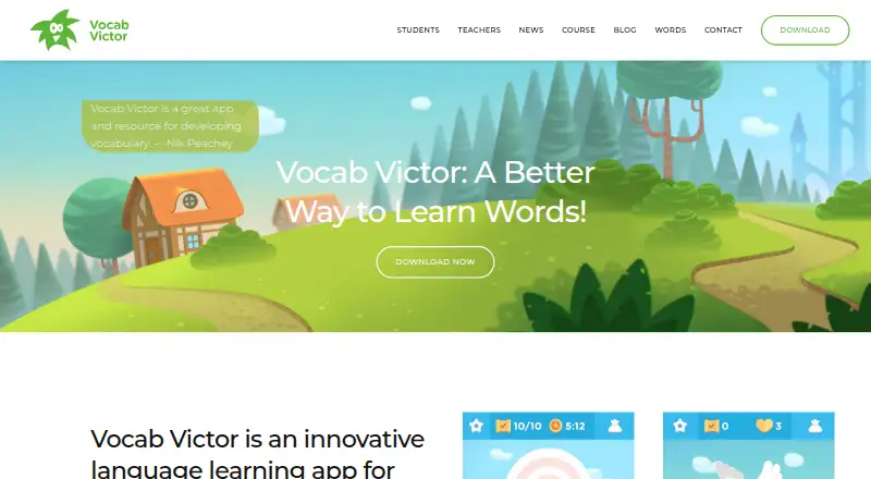 Vocab Victor's own site