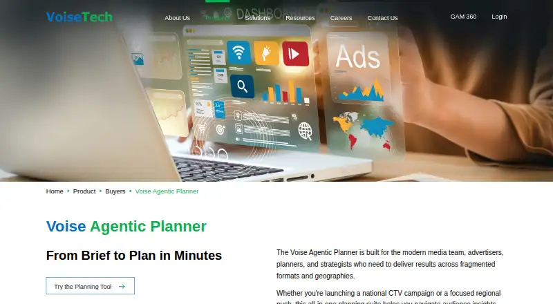 Voise Agentic Planner's own site