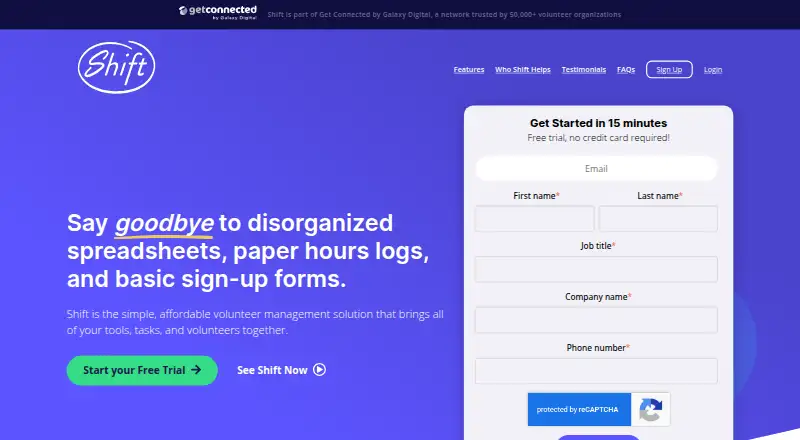 Shift's own site