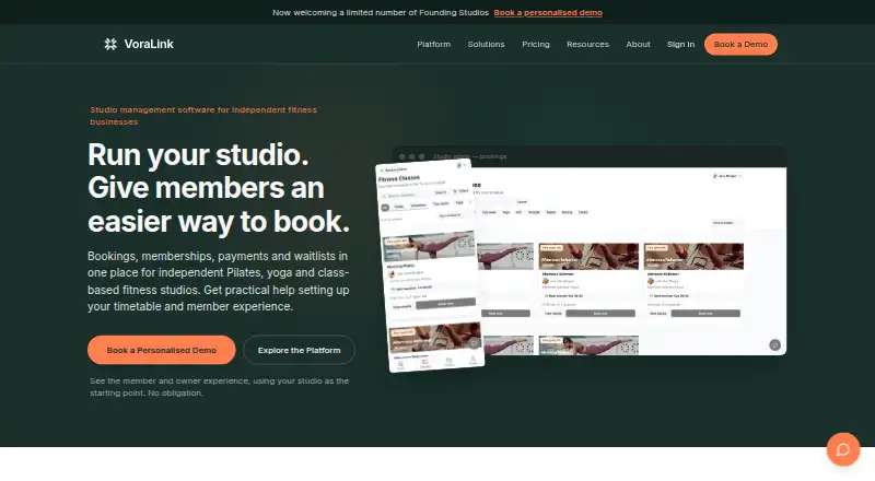 VoraLink's own site