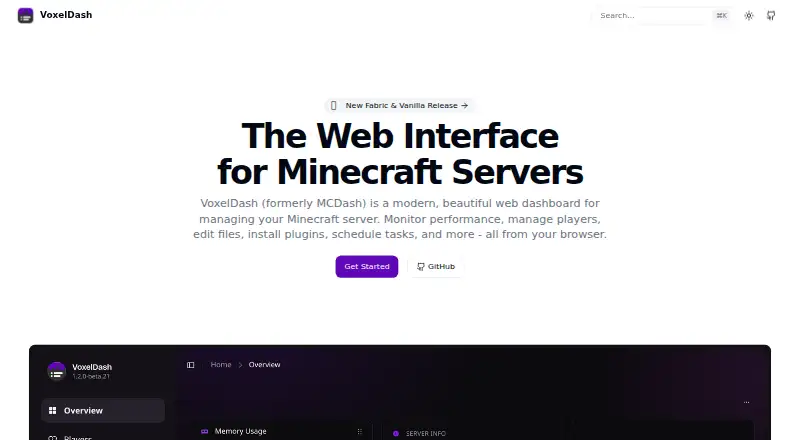 VoxelDash's own site