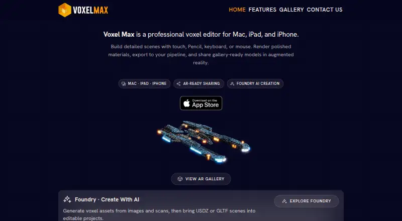 Voxel Max's own site