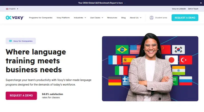 Voxy's own site