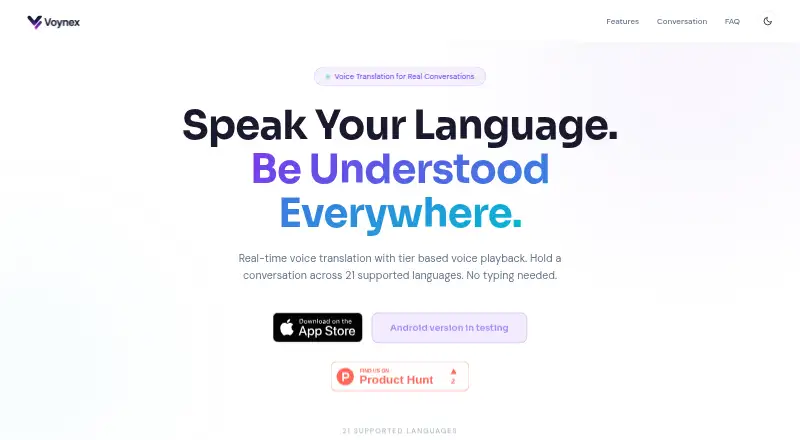 Voynex's own site