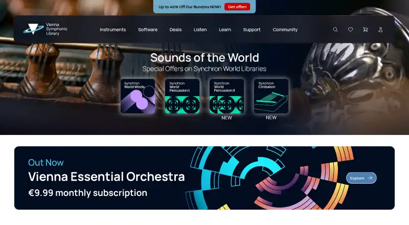 Vienna Symphonic Library's own site