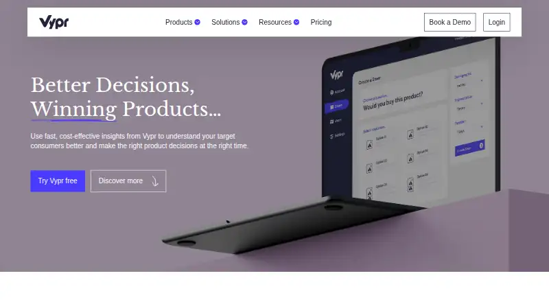 Vypr's own site