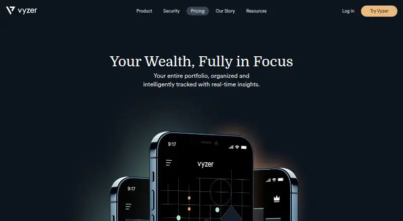 Vyzer's own site