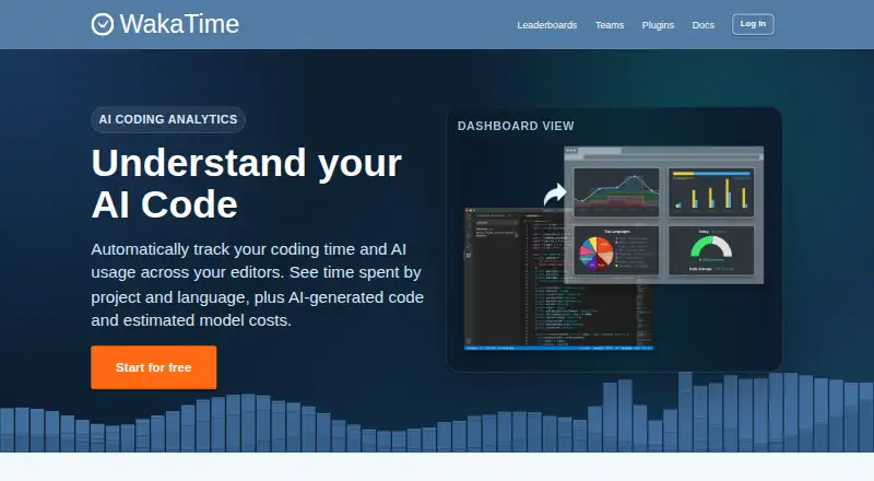 WakaTime's own site